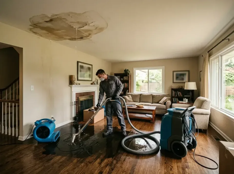 attic-pipe-burst-ceiling-drip-008 — frequently asked questions, Water Damage Restoration & Carpet Care in Affton, MO